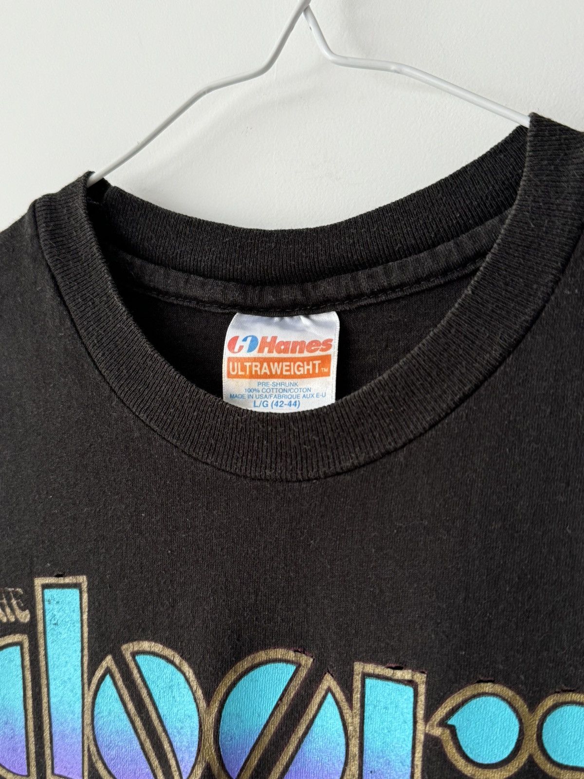 Band Tees × Vintage 1990 Vintage The Doors ‘Dance on Fire’ Jim Morrison Band Tee Size US L / EU 52-54 / 3 - 3 Thumbnail