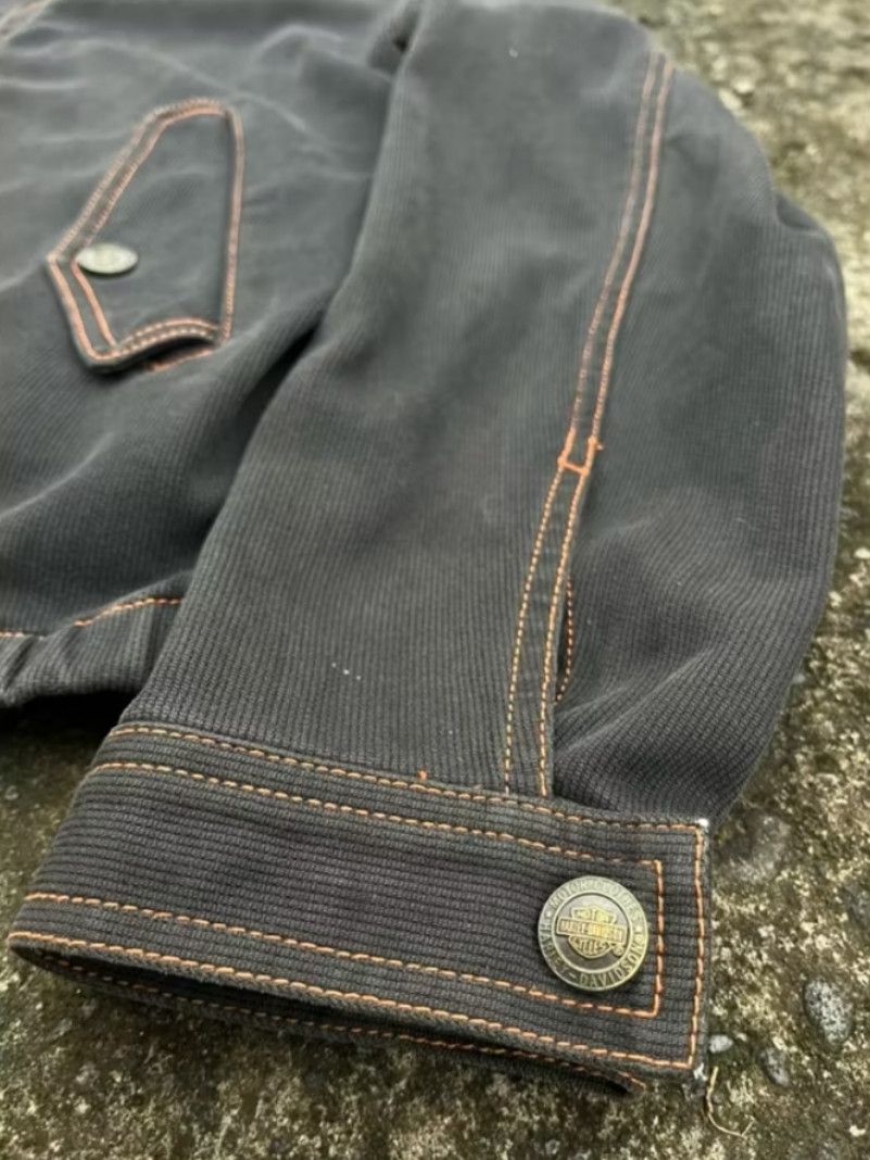 Harley Davidson Rare Vintage Harley Davidson Corduroy Jacket Size US L / EU 52-54 / 3 - 5 Thumbnail