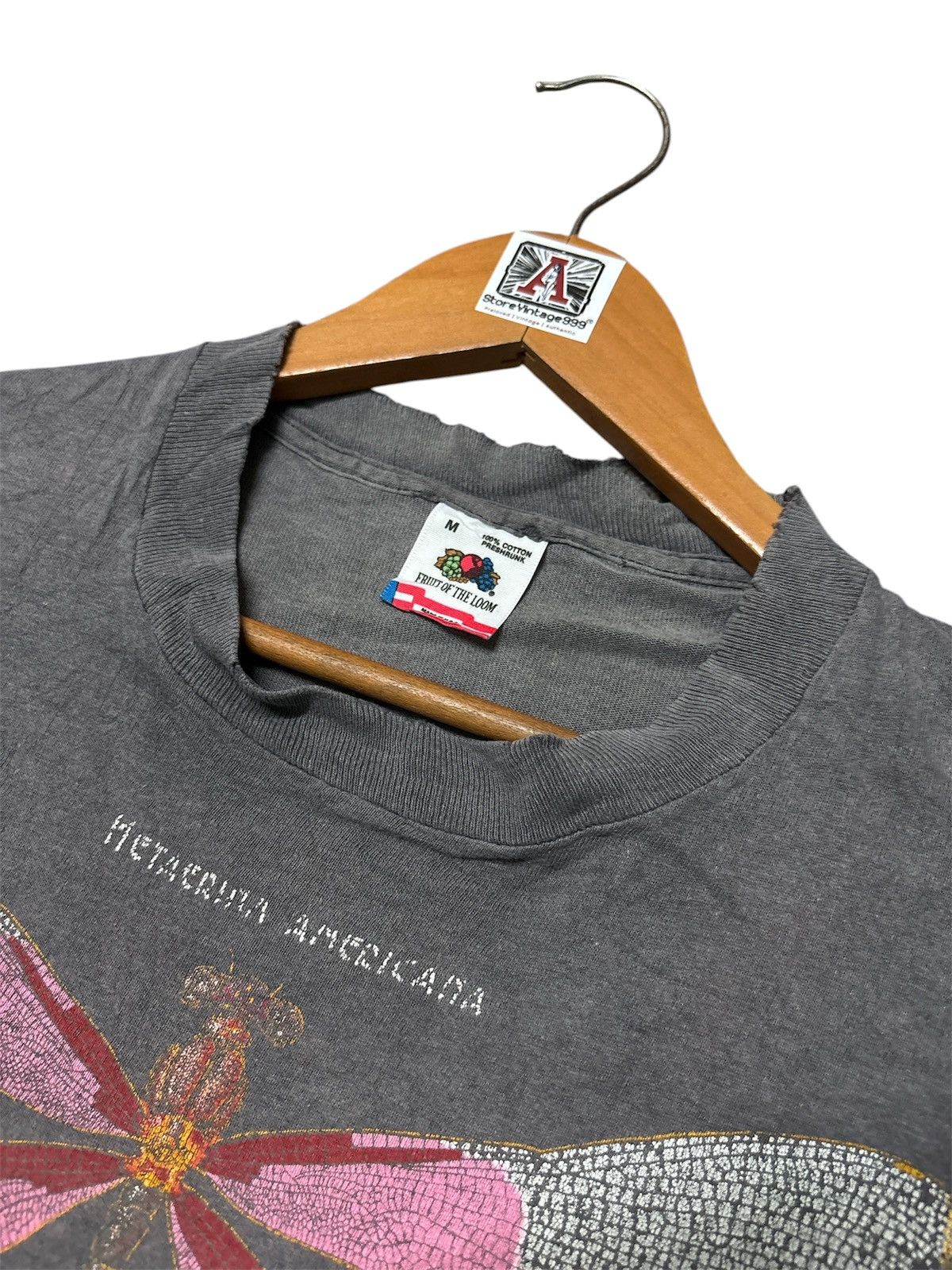 Vintage ‼️RARE‼️VINTAGE HETAERINA AMERICA TSHIRT TEE💥 Size US M / EU 48-50 / 2 - 6 Thumbnail