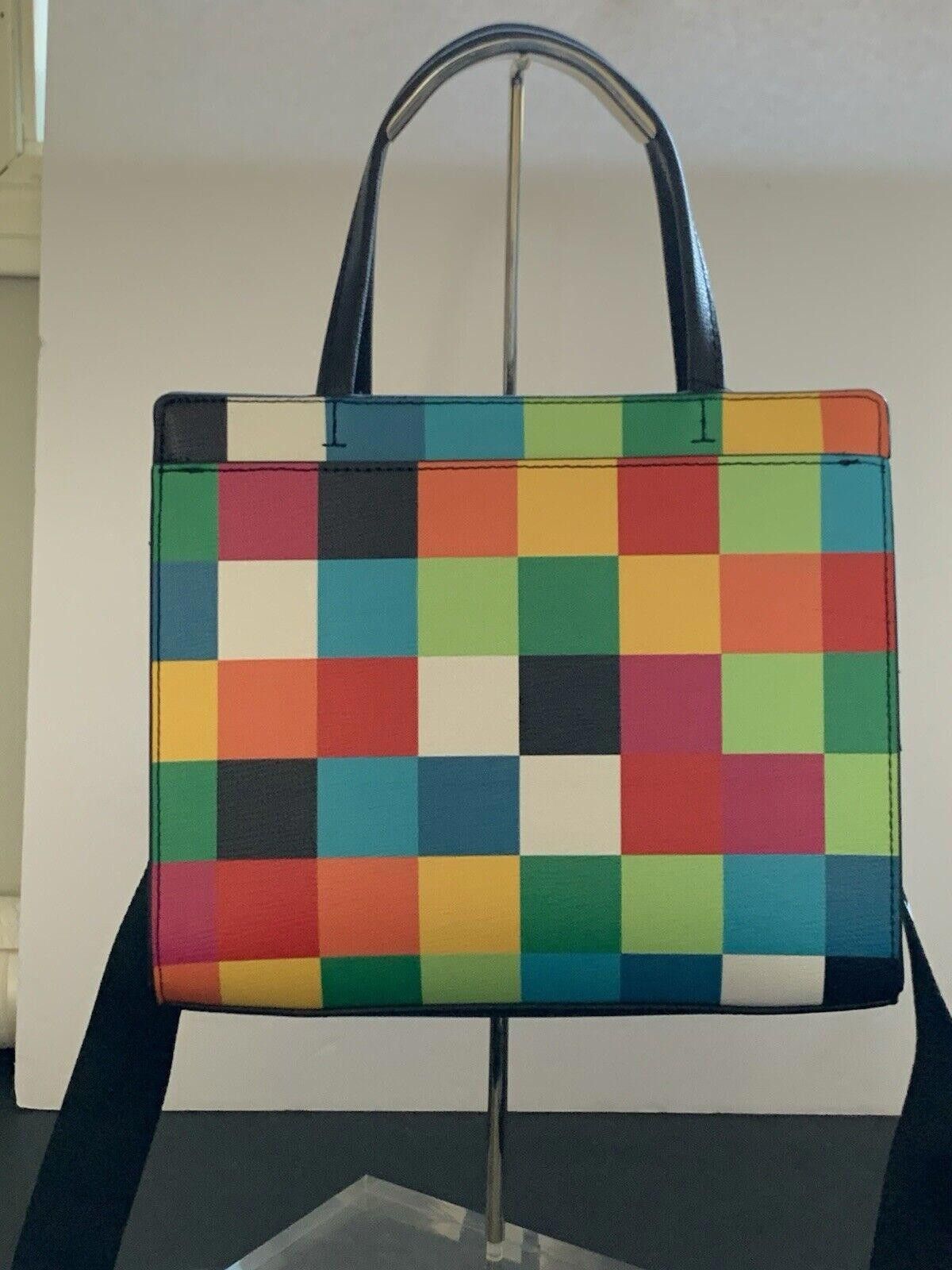 Karl Lagerfeld Karl Lagerfeld Maybelle Crossbody Bag Bright Color Squares Size ONE SIZE - 2 Thumbnail