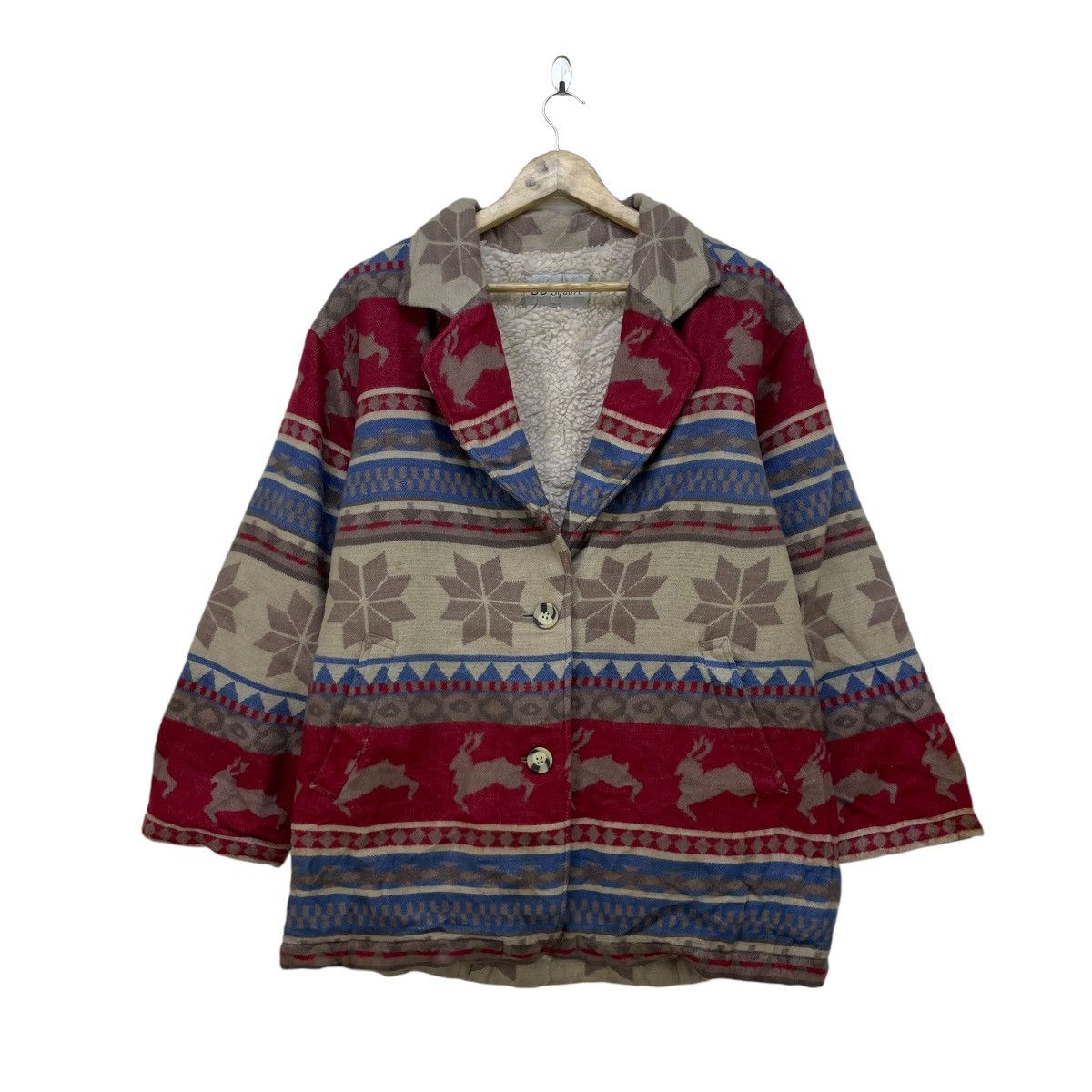 Native 💥Vintage Be Square Tokyo Native Shearling Warm Jacket Size M / US 6-8 / IT 42-44 - 2 Thumbnail