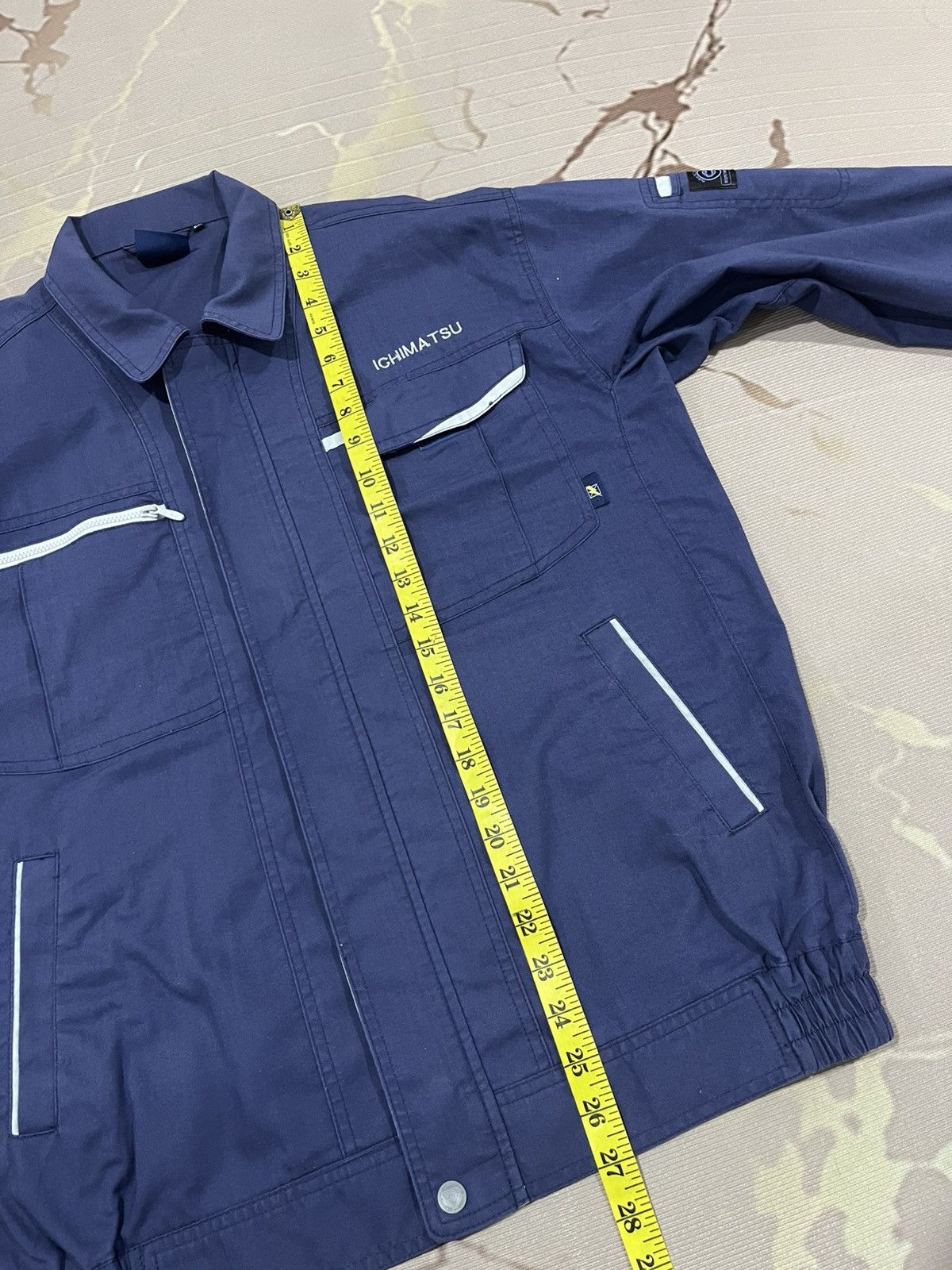 Japanese Brand Jichodo Ichimatsu Utility Work Jacket Navy L Size US L / EU 52-54 / 3 - 15 Thumbnail