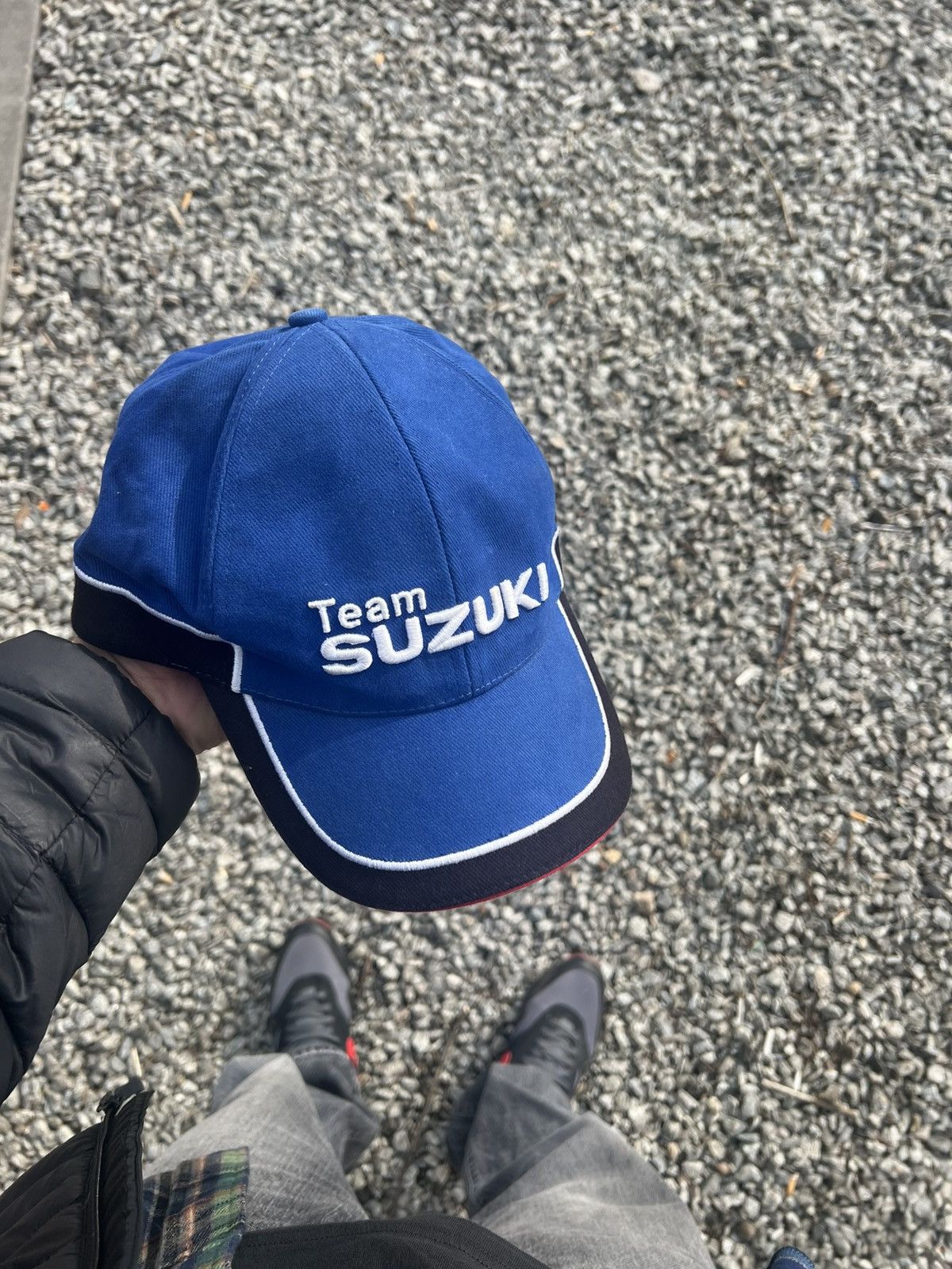 Vintage VERY RARE SUZUKI TEAM CAP MOTORCYCLE NASCAR RETRO Y2K 90s Size ONE SIZE - 1 Thumbnail