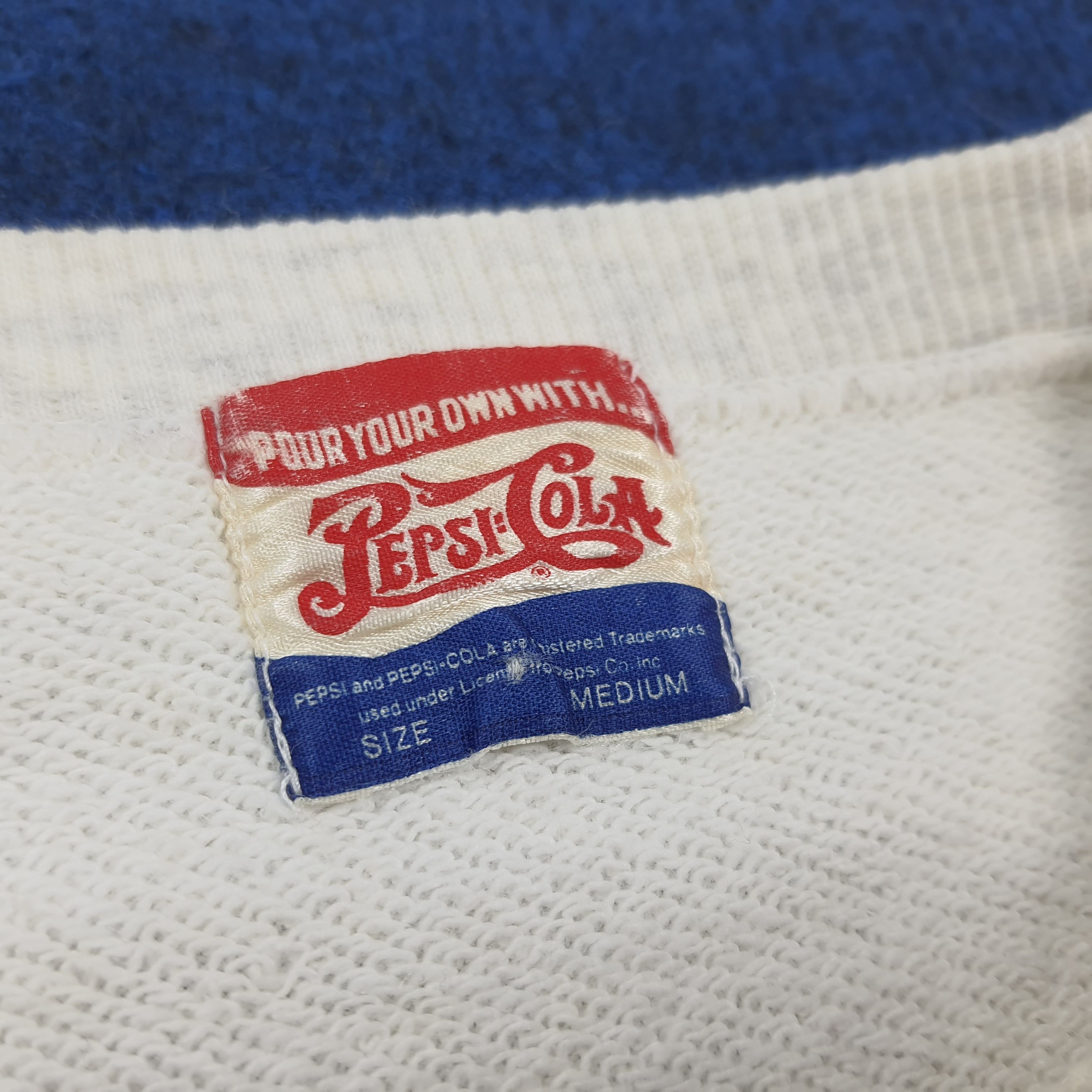 Pepsi Vintage 90s Retro Pepsi Cola Comics Sweatshirt C306N1 Size US S / EU 44-46 / 1 - 5 Thumbnail