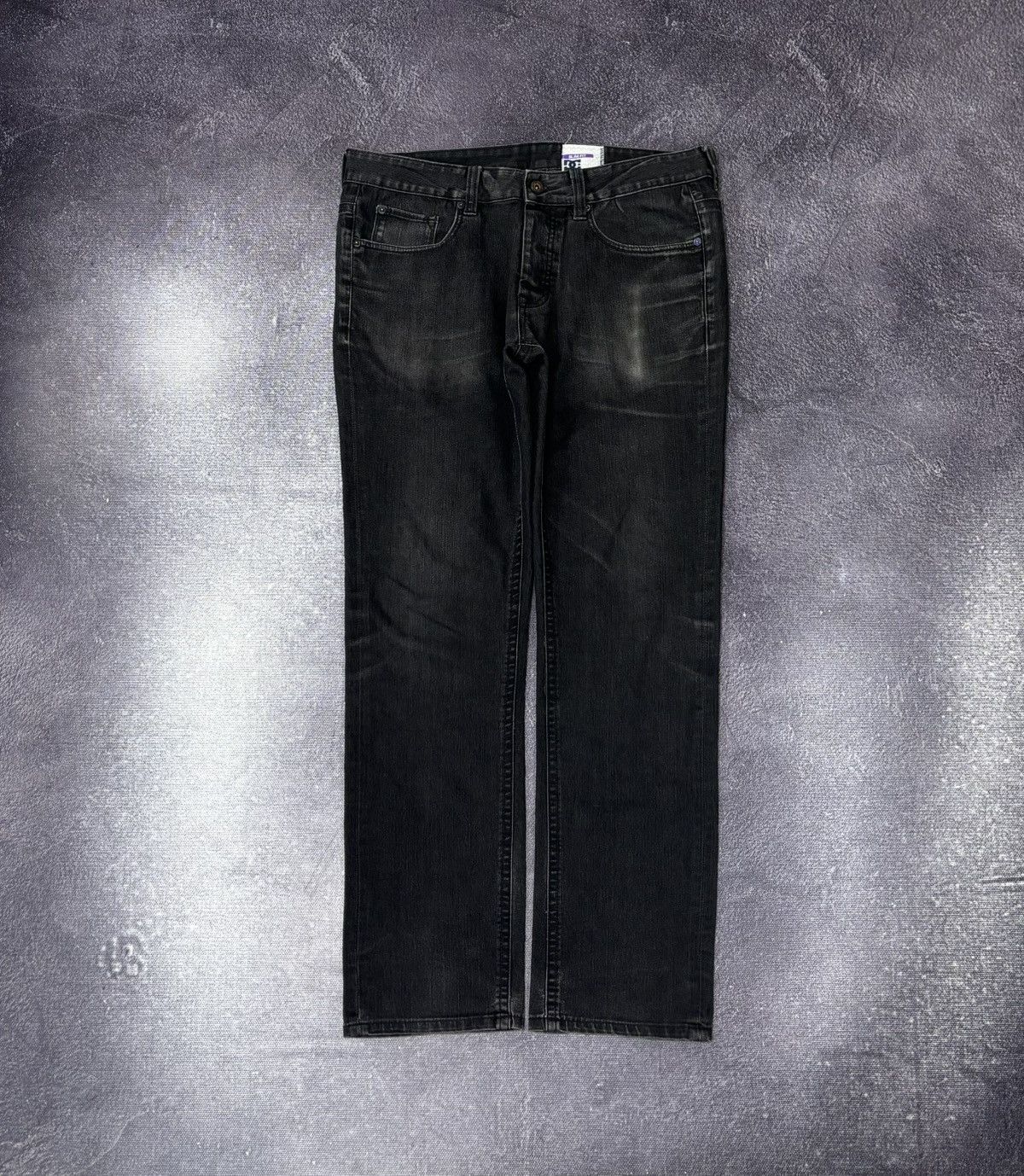 DC Vintage DC 2000s Y2K Faded Black Skate Denim Baggy Jeans Size US 38 / EU 54 - 2 Thumbnail