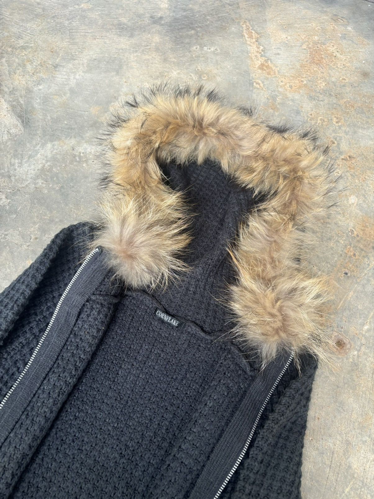 If Six Was Nine × Japanese Brand × Le Grande Bleu (L.G.B.) Fur Hoodie Cornflake Ifsixwasnine Lgb Style Size M / US 6-8 / IT 42-44 - 4 Thumbnail