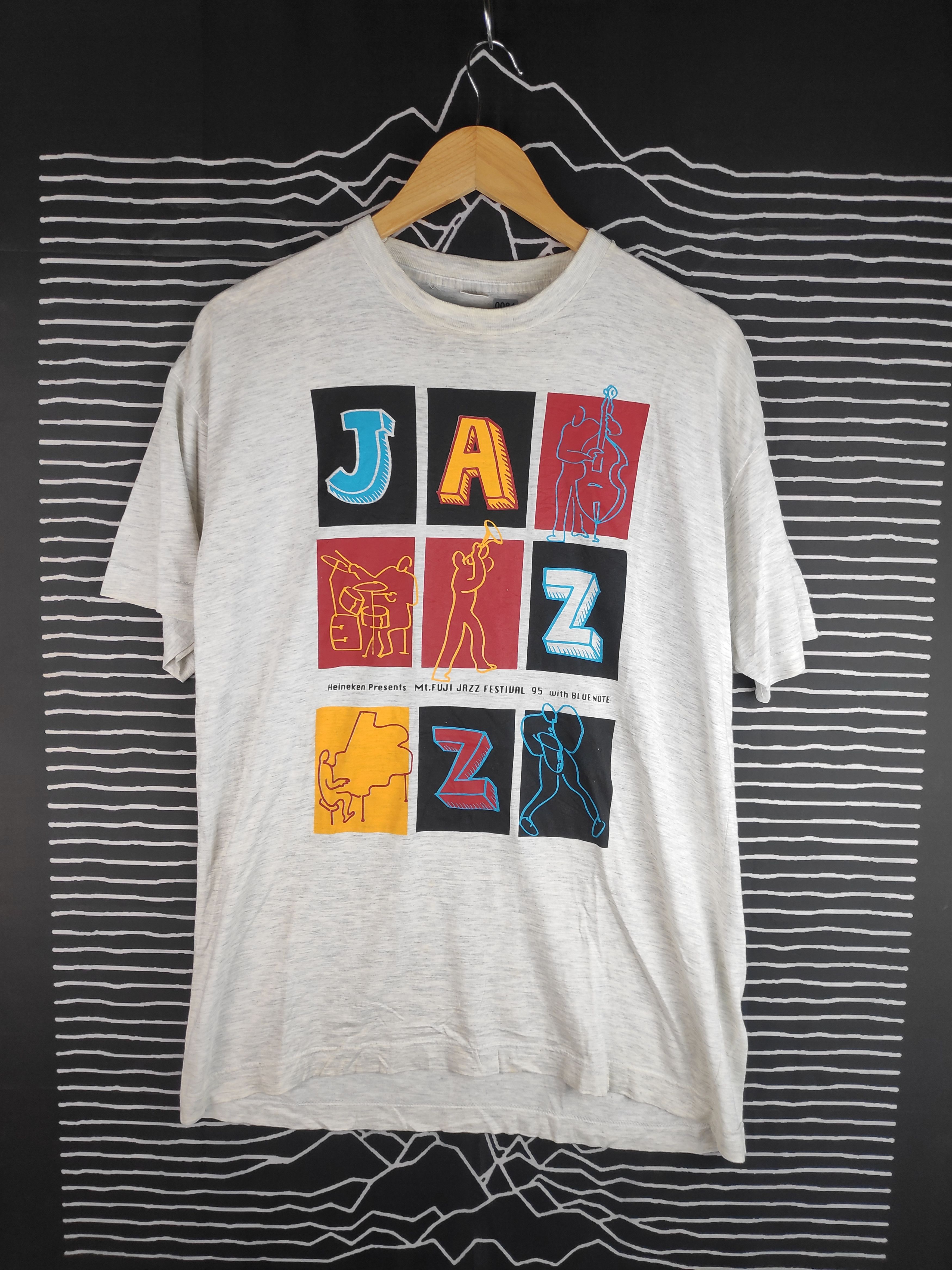 Band Tees Vtg 90s Jacky Terrasson Herbie Hancock Fuji Jazz Festival Size US L / EU 52-54 / 3 - 1 Thumbnail