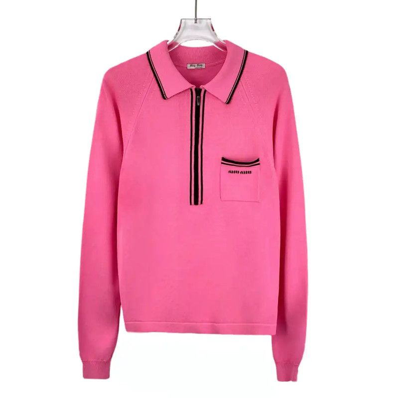 Miu Miu Pink Pullover Sweater for Women 0089