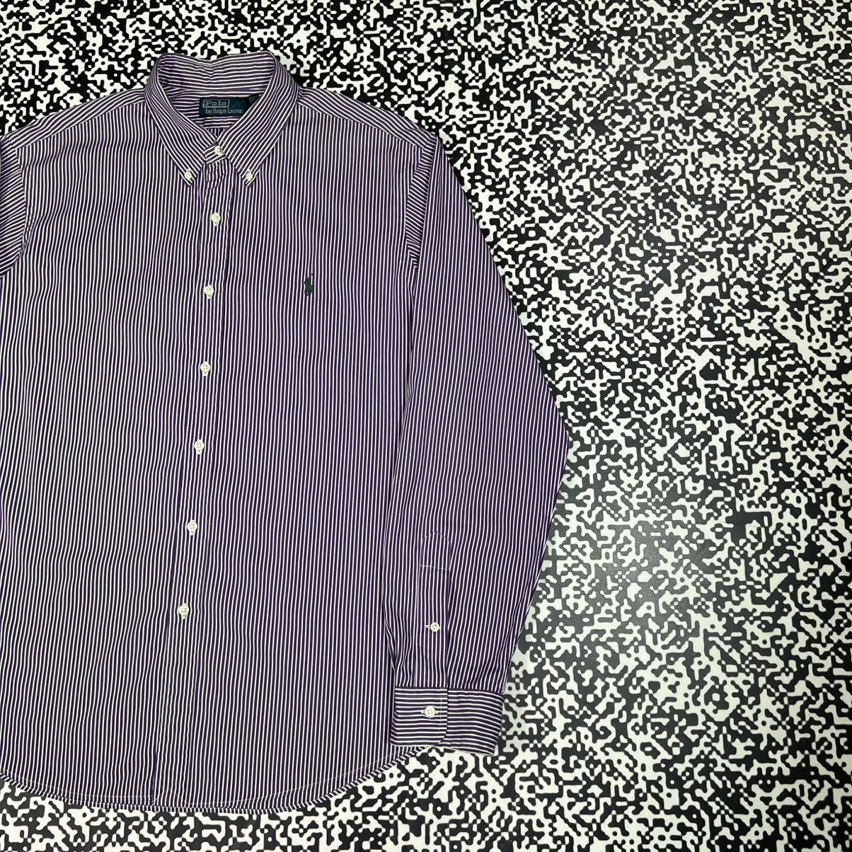Polo Ralph Lauren Vintage Y2K Polo Ralph Lauren Striped Casual Retro Shirt Size US XL / EU 56 / 4 - 3 Thumbnail