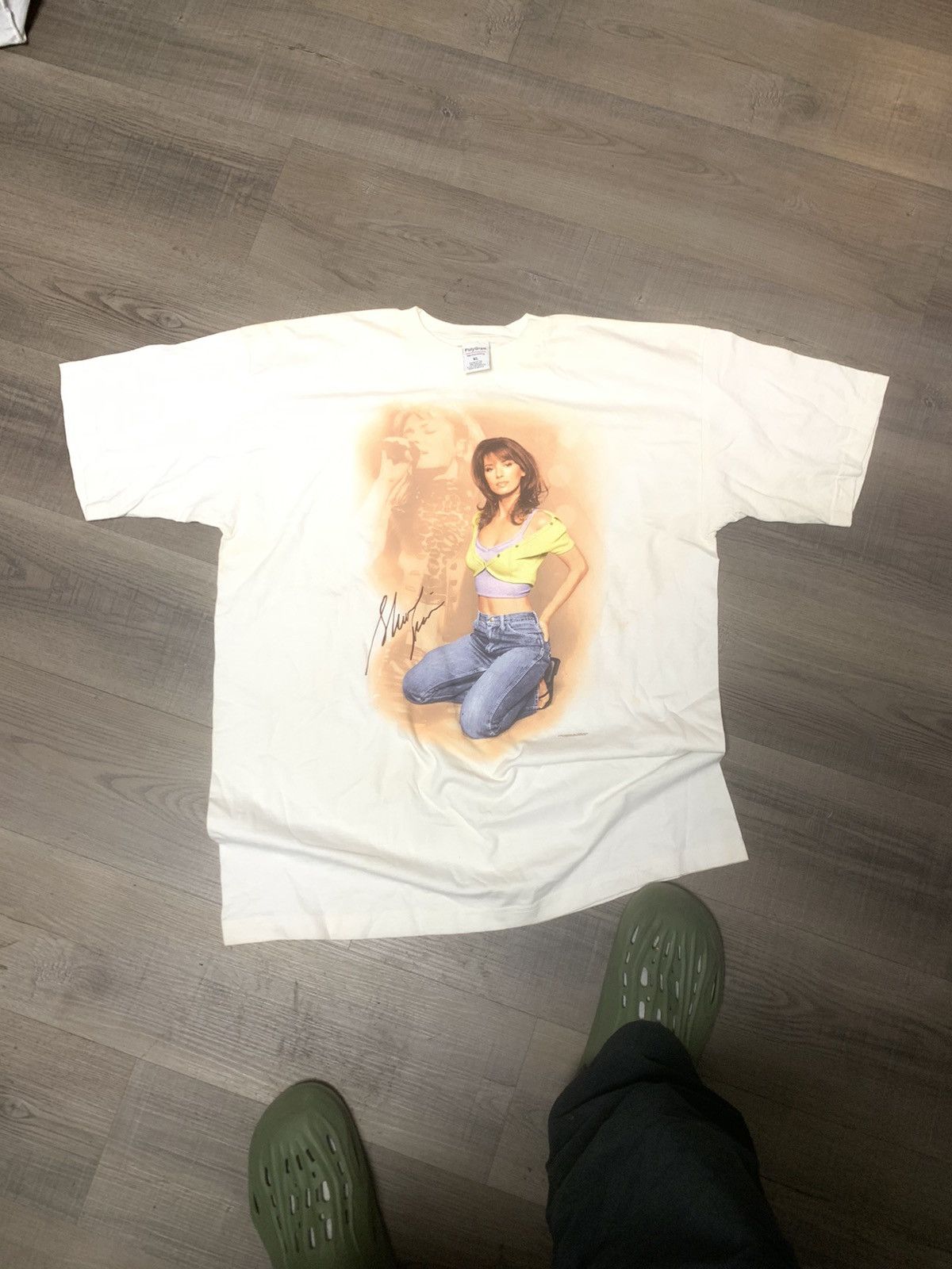 image of Vintage Shania Twain 1999 in White, Men's (Size XL)