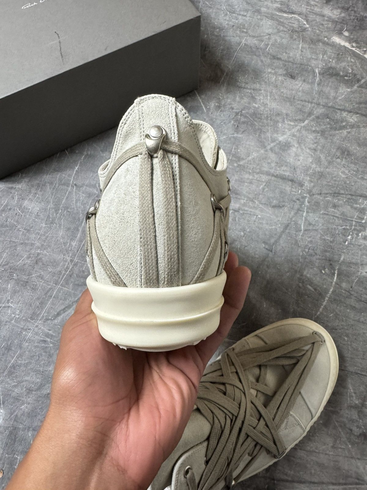 Rick Owens RICK OWENS MEGALACE LOW SNEAKS Size US 13 / EU 46 - 6 Thumbnail