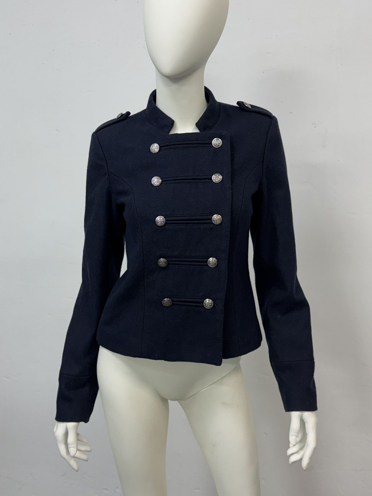 Vintage Vintage Avant Garde Opium y2k Napoleon Leather Jacket Size M / US 6-8 / IT 42-44 - 1 Thumbnail