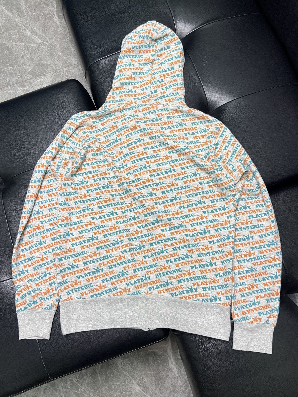Hysteric Glamour Hysteric Glamour by Playboi All Over Logo Zip Hoodie Size US M / EU 48-50 / 2 - 2 Thumbnail