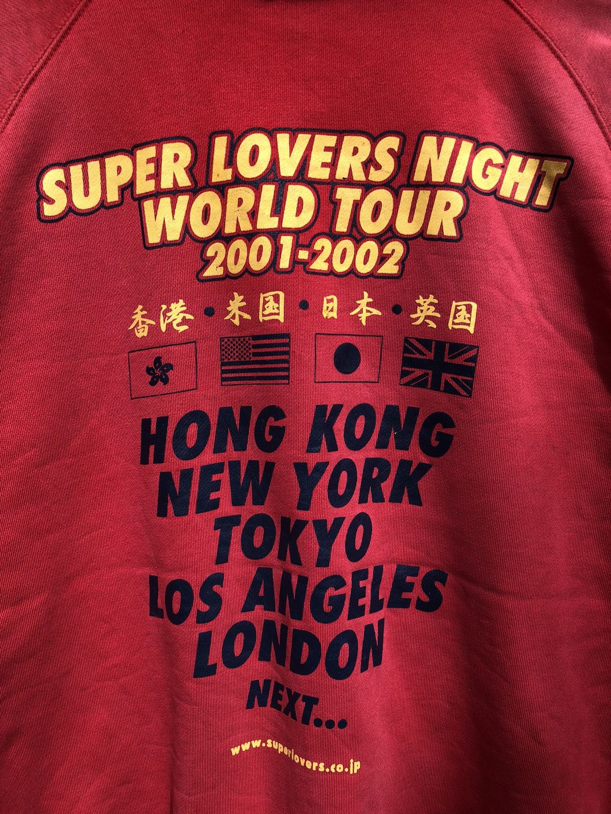 Hysteric Glamour 🔥Vintage🔥90s Distressed Super Lover World Tour Hoodies Size US M / EU 48-50 / 2 - 3 Thumbnail
