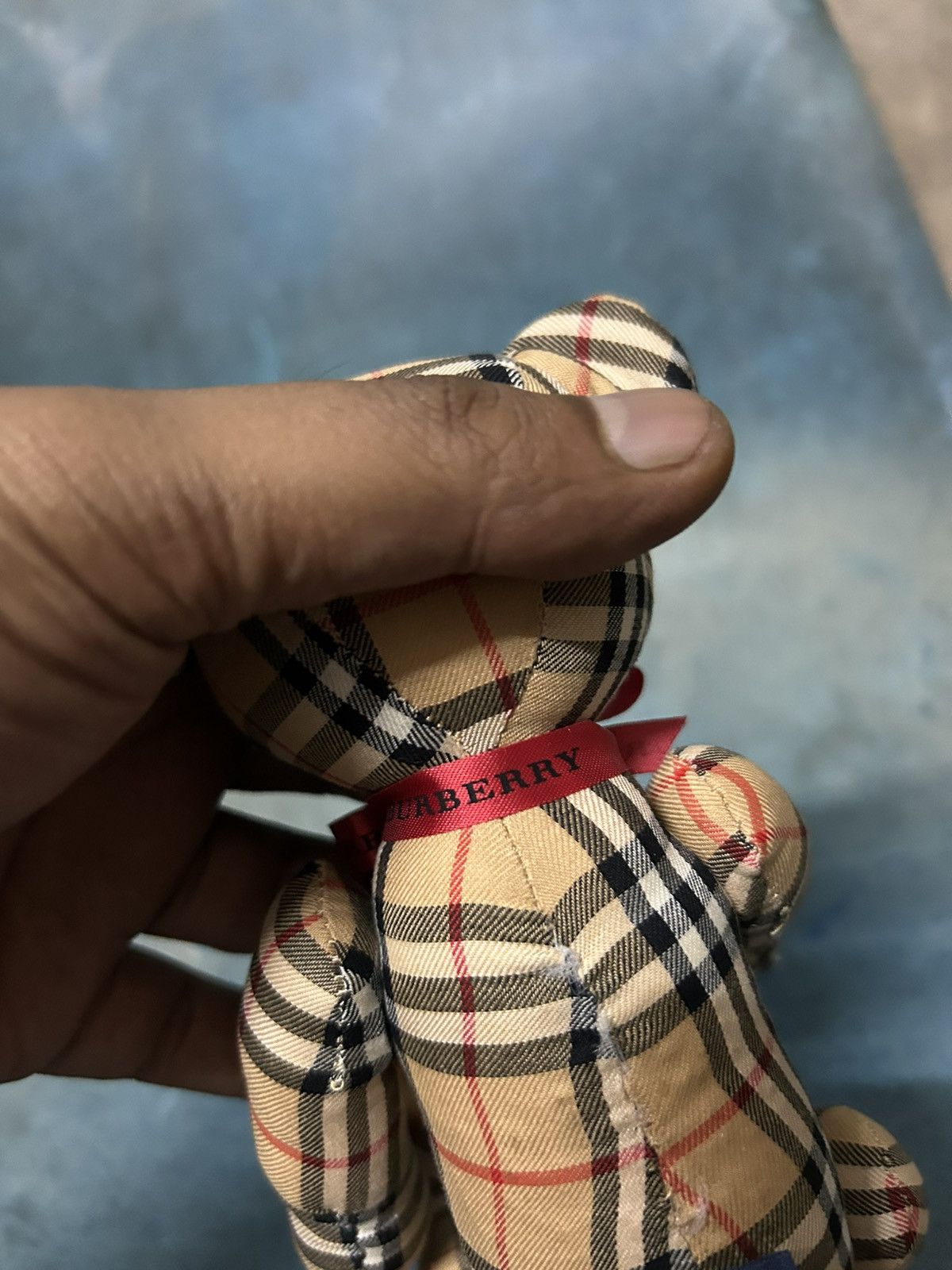 Burberry Y2K London Thomas Bear Nova Check Plush Size ONE SIZE - 8 Thumbnail