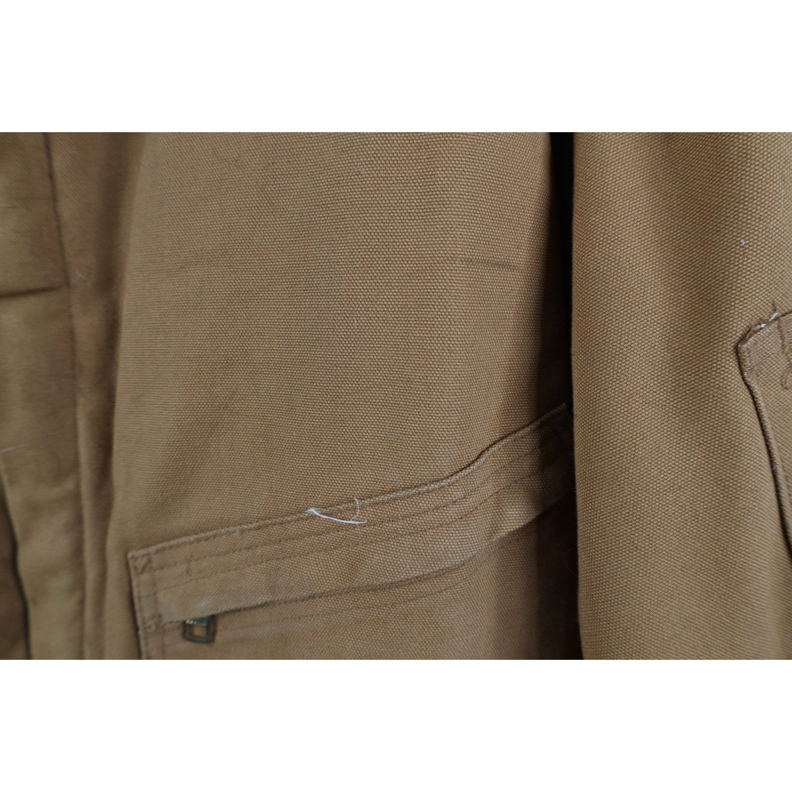 Carhartt Vintage 80s Carhartt Distressed Quilted Canvas Coveralls Size US 44 / EU 60 - 10 Thumbnail