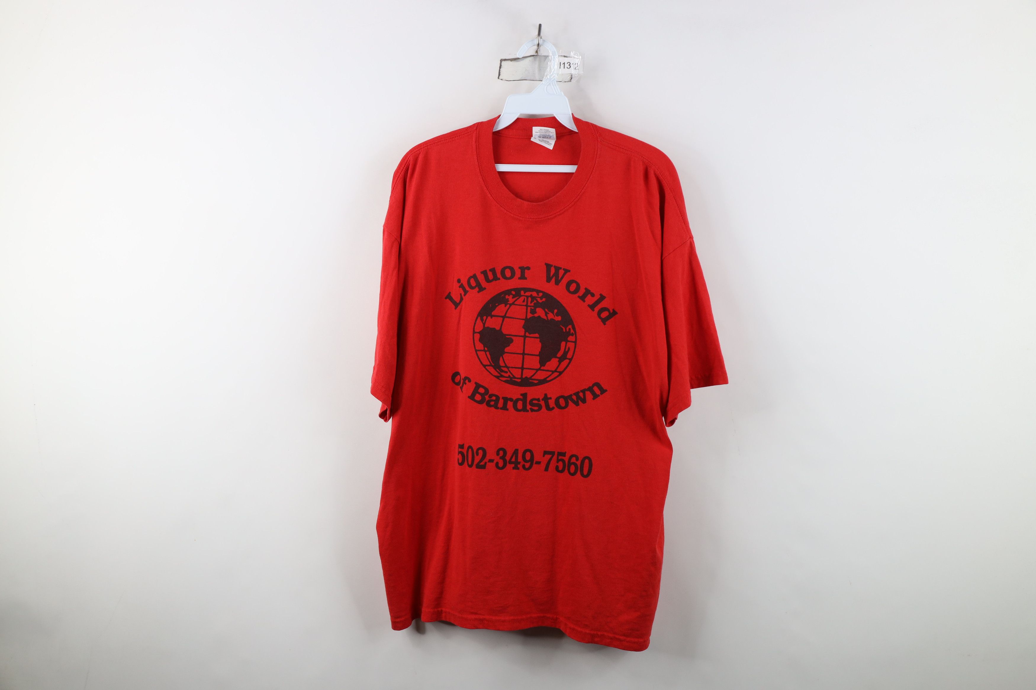 Vintage Vintage Y2K Streetwear World Bardstown Kentucky T-Shirt Red Size US XL / EU 56 / 4 - 1 Thumbnail