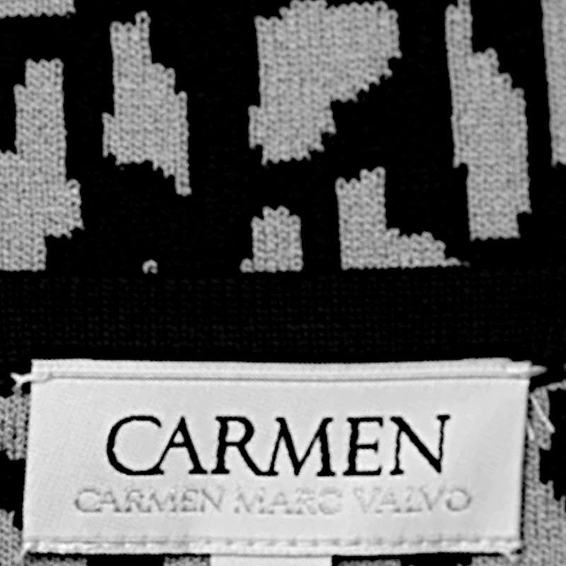 NBDN Nobrandedon Carmen Marc Valvo Black/Gray Top | Size XS Size XS / US 0-2 / IT 36-38 - 4 Thumbnail