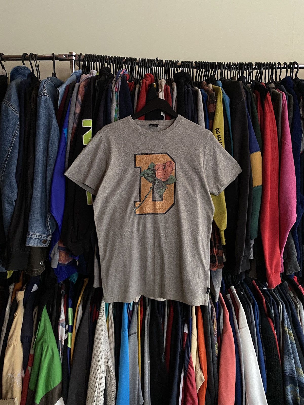 Diesel VINTAGE DIESEL ROSE BIG LOGO T-SHIRT Size US M / EU 48-50 / 2 - 1 Thumbnail
