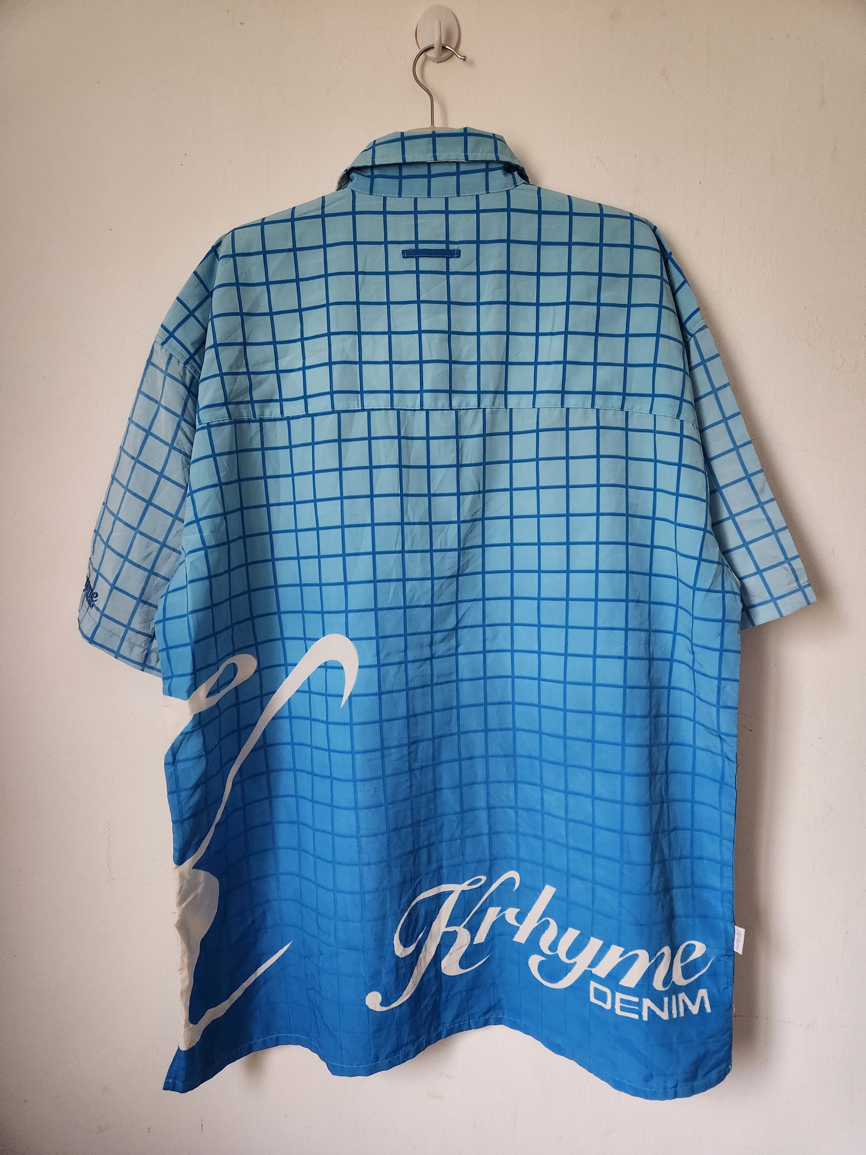 Denime Japanese Krhyme Denime Blue Shirt Size US XL / EU 56 / 4 - 2 Thumbnail
