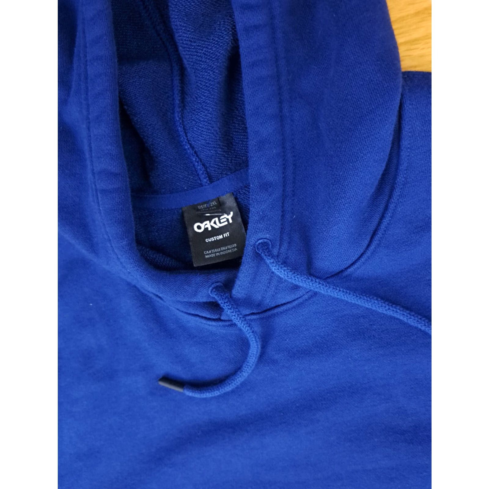 Oakley Oakley Custom Fit 2XL Blue Pullover Hooded Sweatshirt Size US XXL / EU 58 / 5 - 2 Thumbnail