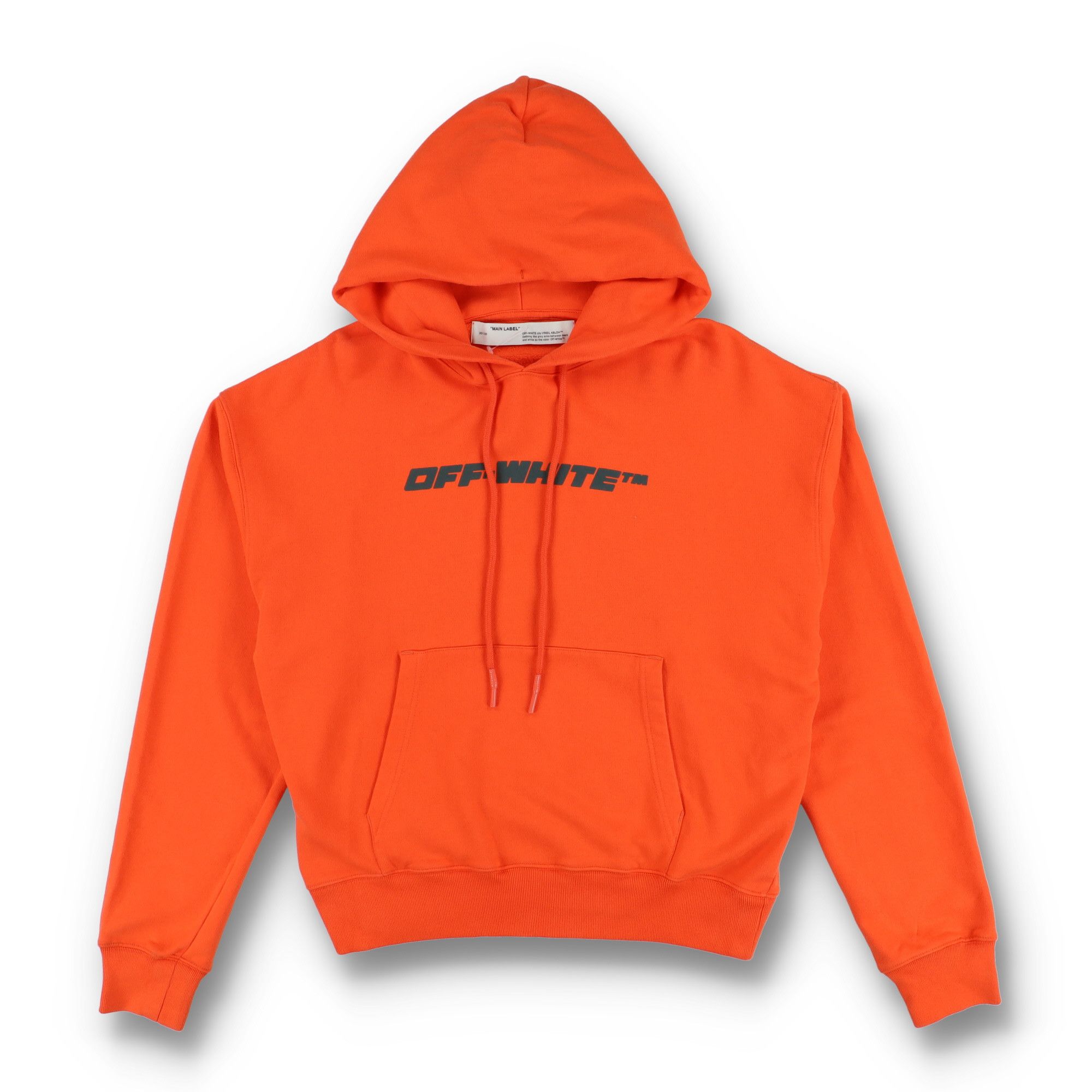 Off-White Orange Trellis Worker Logo Oversized Hoodie Size US M / EU 48-50 / 2 - 1 Thumbnail