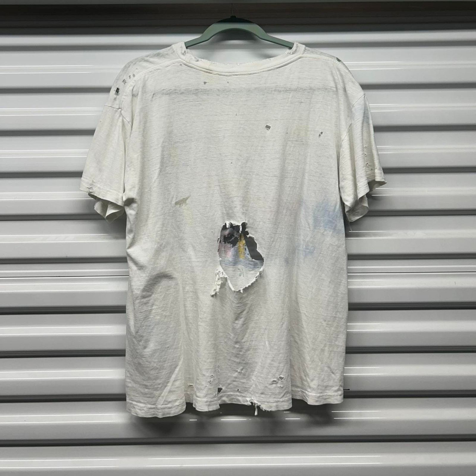 Nike VTG Distress/Thrash Nike Thin t-shirt Size US L / EU 52-54 / 3 - 4 Thumbnail