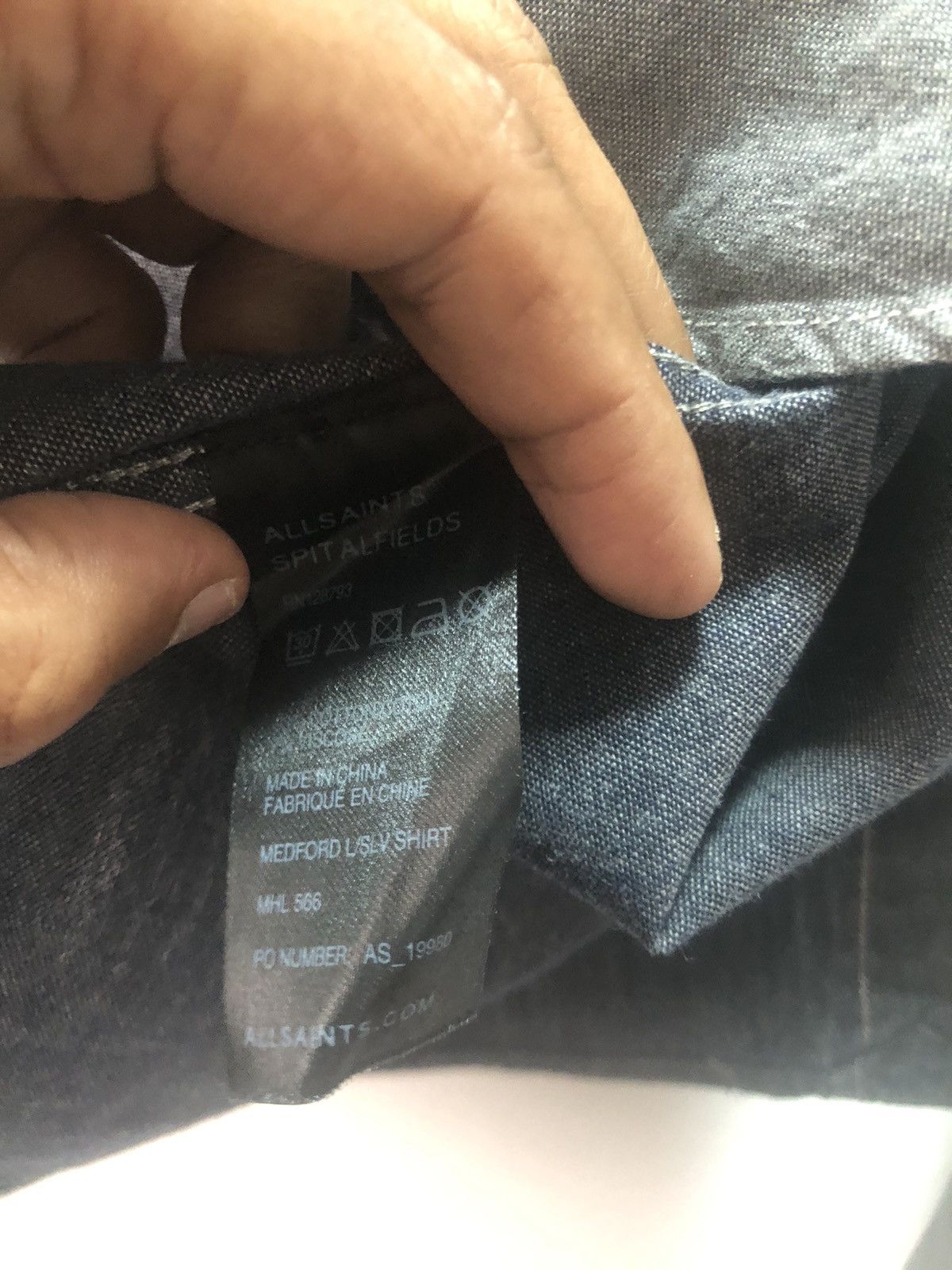 Allsaints ALLSAINTS Spitalfields Shirt Multicolor Patch Size US M / EU 48-50 / 2 - 5 Thumbnail