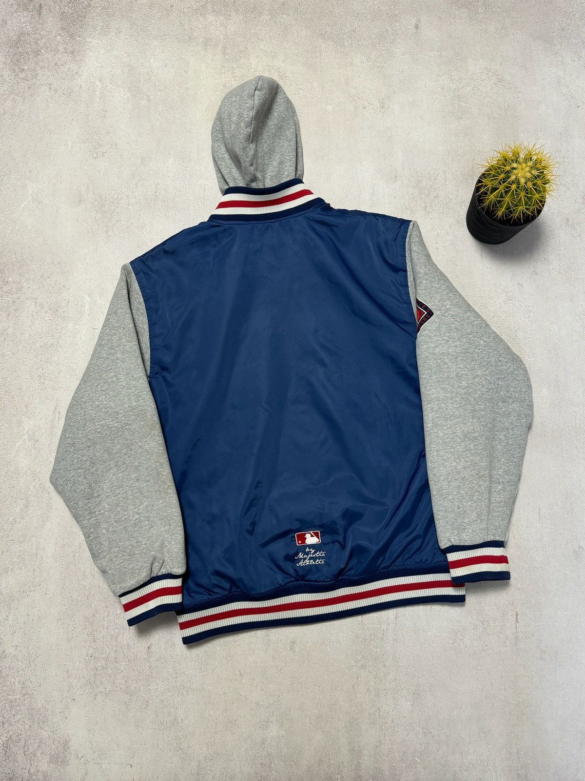 Majestic × New York Yankees Vintage New York Yankees Bomber Jacket Baggy Majestic 90s Size US M / EU 48-50 / 2 - 8 Thumbnail