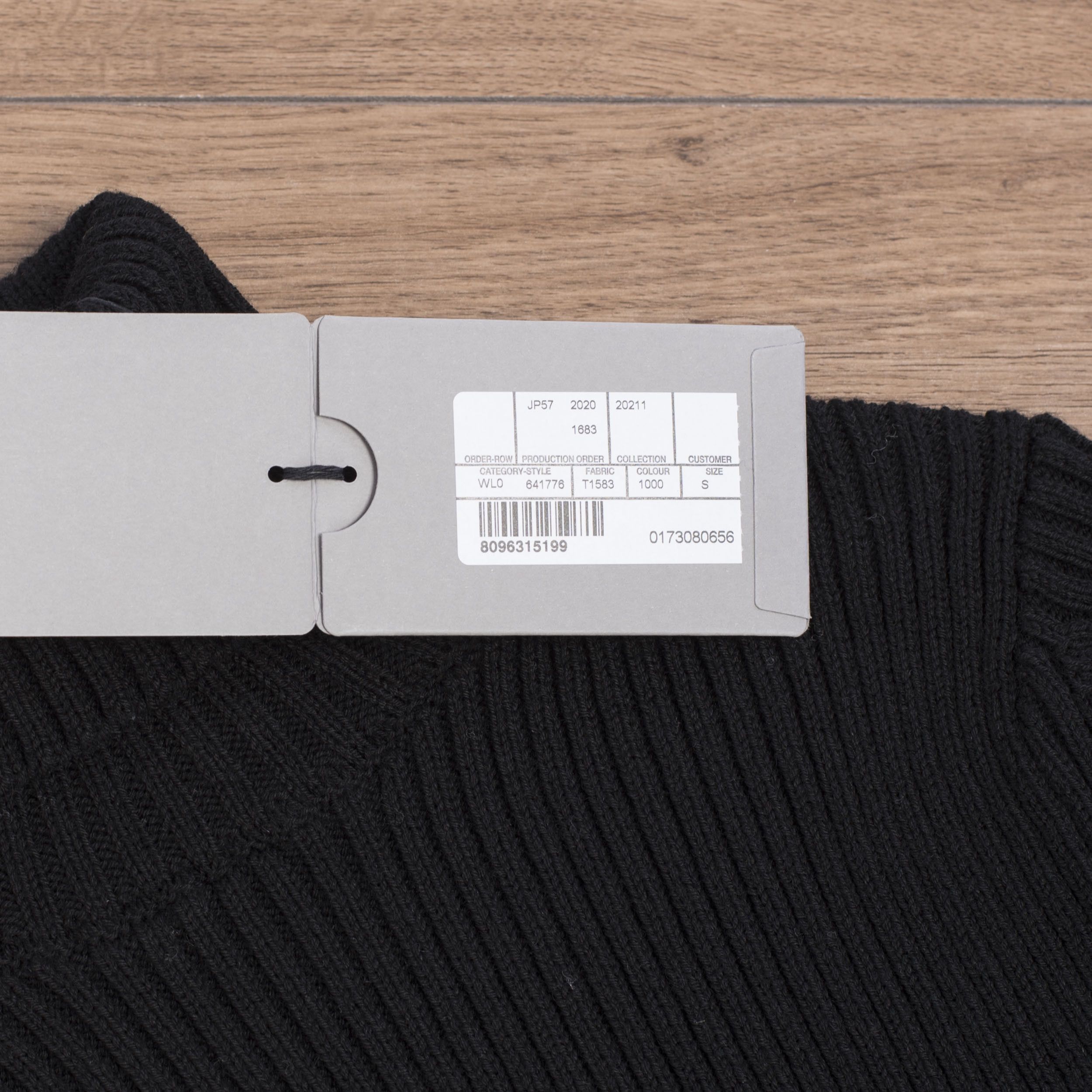 Balenciaga Distressed Long Sleeve Turtleneck Top In Black Rib Knit Size S / US 4 / IT 40 - 10 Thumbnail