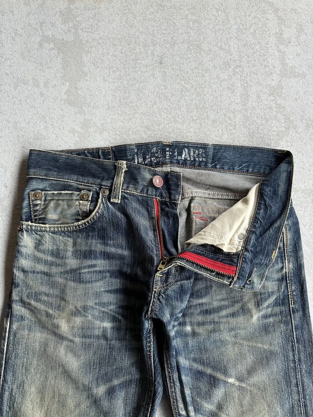 Kapital 🛒 LAST DROP DELETE TODAY🛒 EDWIN 503 Flare Distressed Denim Size US 33 - 8 Thumbnail