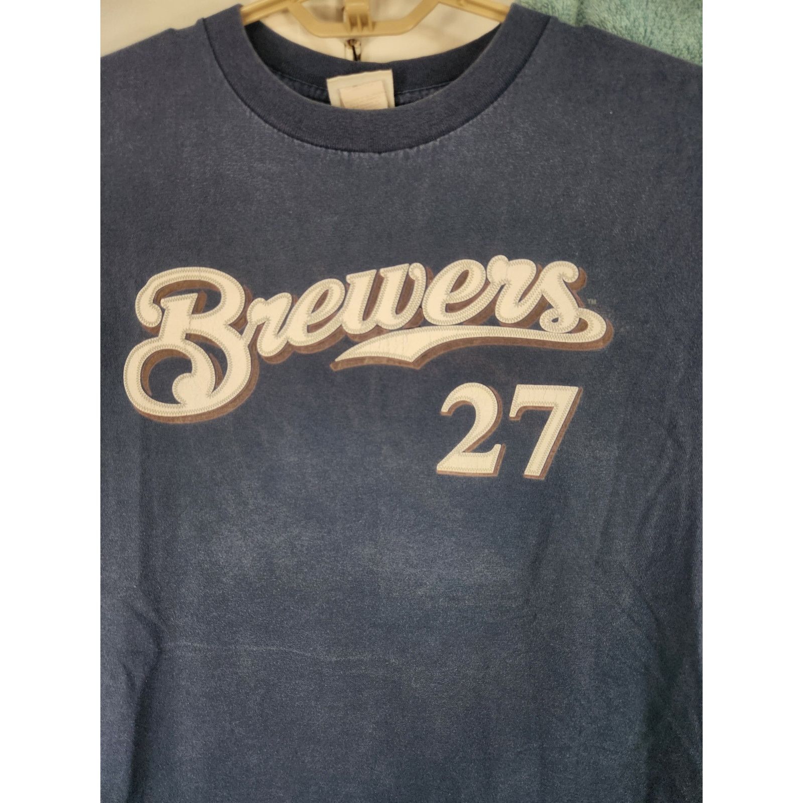 Lee Vintage Y2K Brewers Brady Clark T Fits like Men's Medium Size US M / EU 48-50 / 2 - 5 Thumbnail