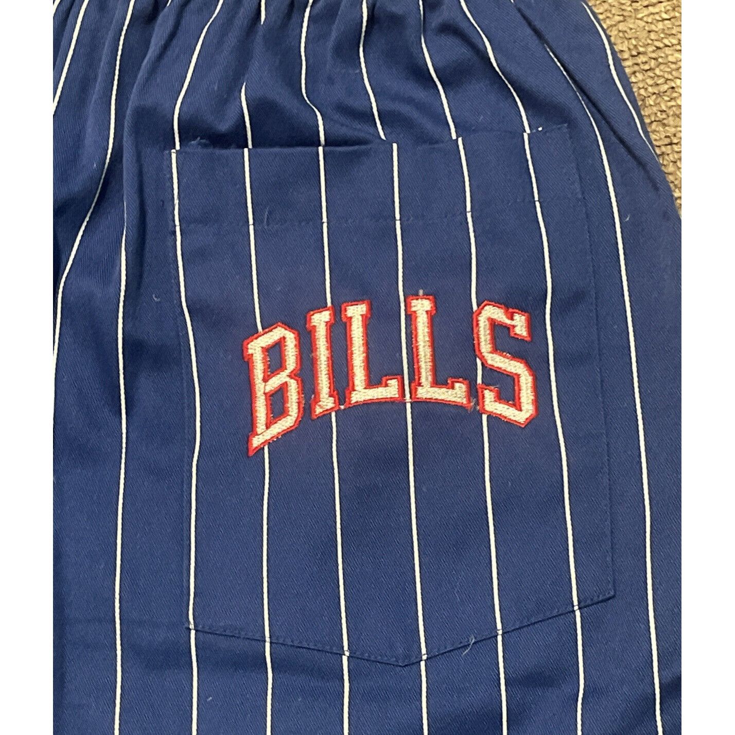 Starter Vintage 90s Mens Small Starter Buffalo Bills NFL Striped Emb Size US 30 / EU 46 - 10 Thumbnail