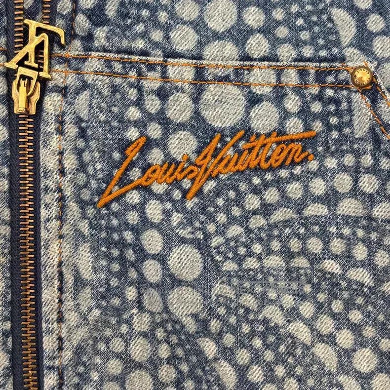 Louis Vuitton Louis Vuitton Yayoi Kusama Pumpkin denim Jacket Size US S / EU 44-46 / 1 - 7 Thumbnail