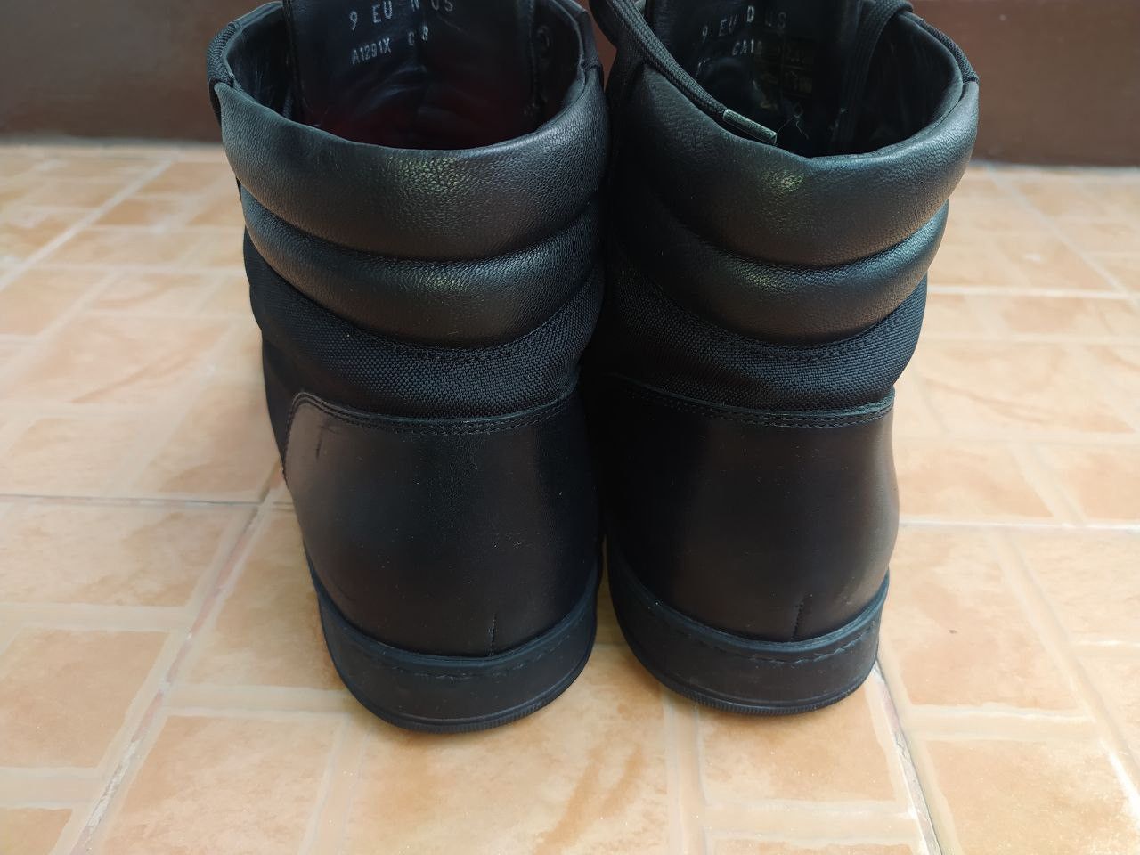 Z Zegna Z ZEGNA LEATHER HIGHT TOP TRAINERS SHOES SIZE 9 EU 43 Size US 9 / EU 42 - 4 Thumbnail