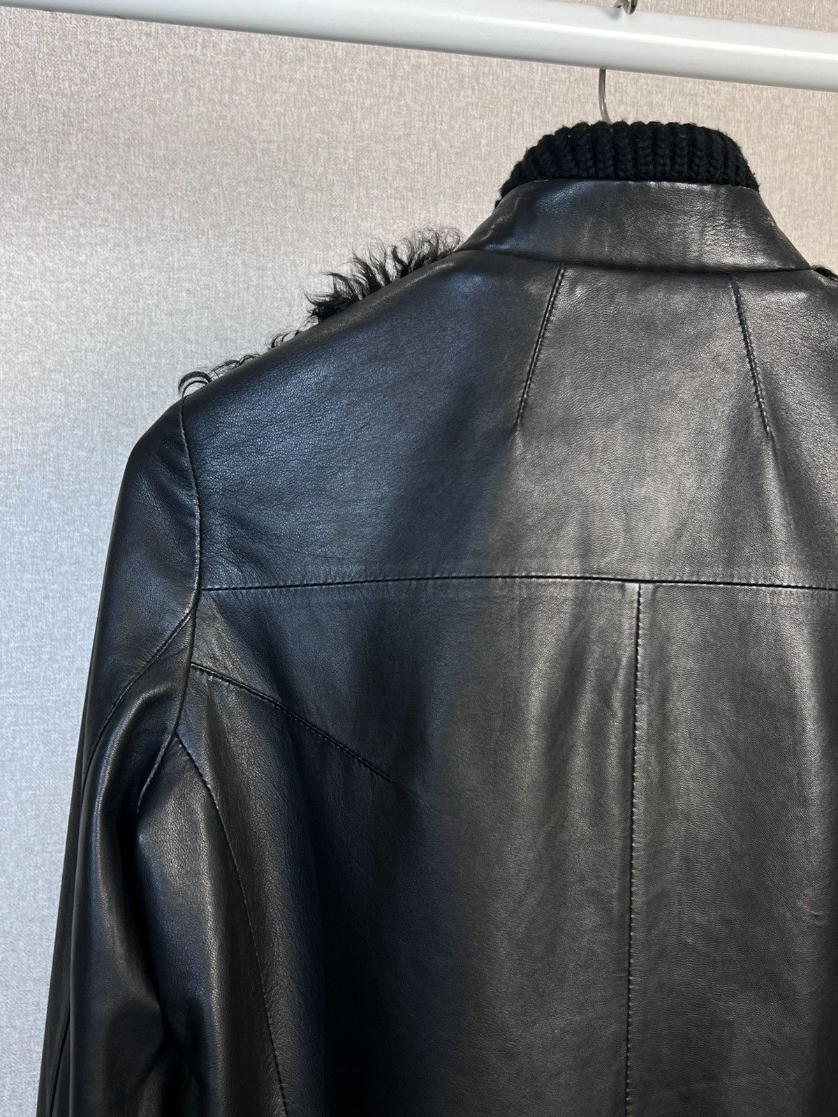 Prada Prada Shearling Leather Black Jacket Size 40 Size S / US 4 / IT 40 - 15 Thumbnail
