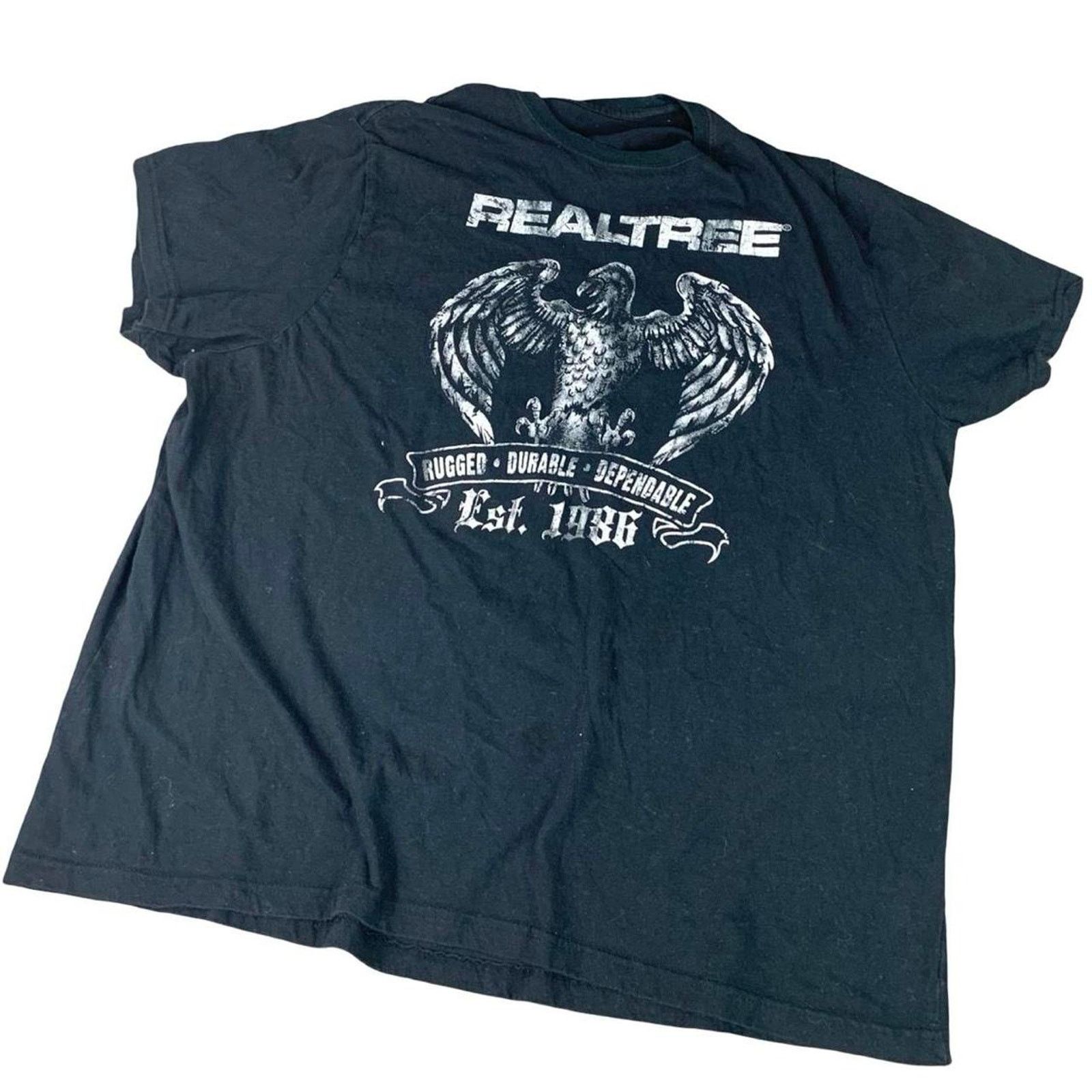 Affliction × Realtree × Vintage Y2k Afflcition Style Realtree Baggy T-shirt Size US XXL / EU 58 / 5 - 1 Thumbnail