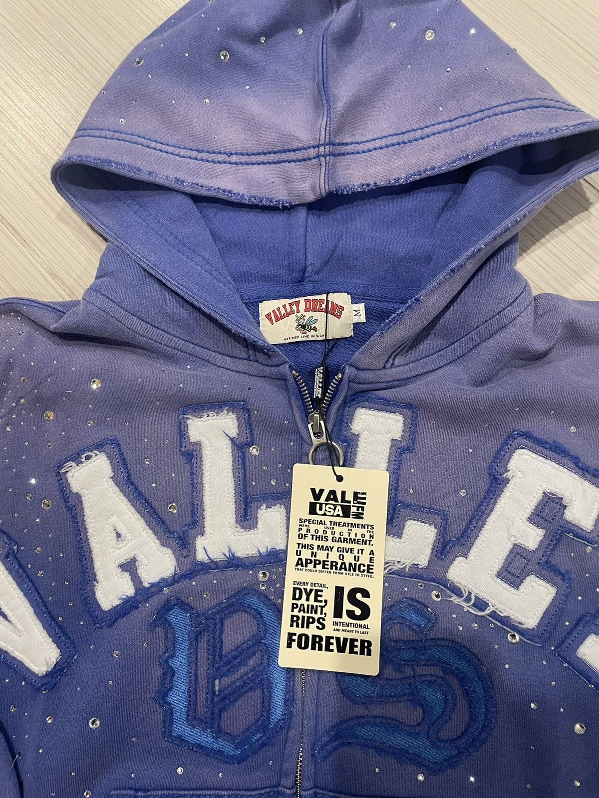 Vale Vale Forever Classico Zip Up Hoodie Sapphire Size US M / EU 48-50 / 2 - 3 Thumbnail
