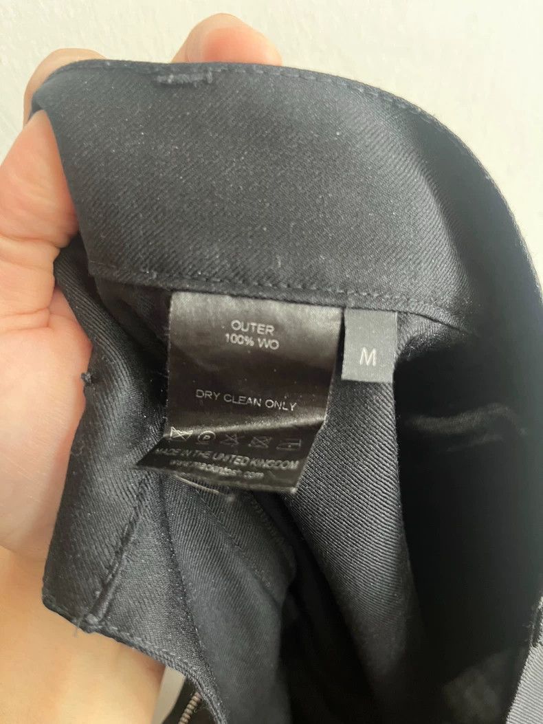 Kiko Kostadinov Kiko Kostadinov x Mackintosh Black Wool Trousers Size US 43 - 9 Thumbnail