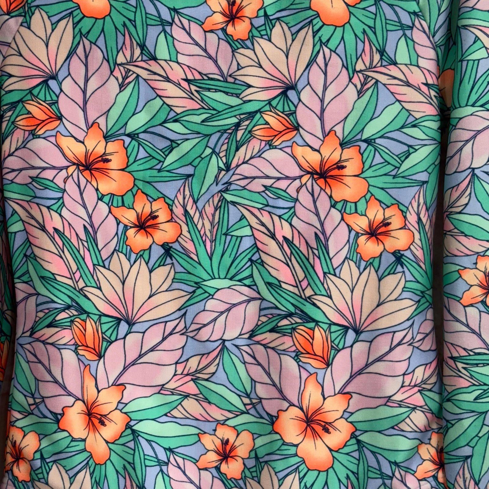 Other Cat & Jack Floral Long Sleeve Swimsuit Size 8 Size ONE SIZE - 2 Thumbnail