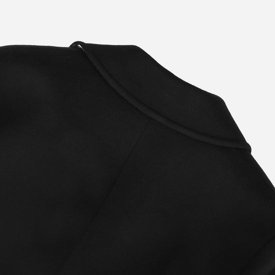 Burberry o1w1db10426 Wool Cashmere Coat in Black Size L / US 10 / IT 46 - 4 Thumbnail