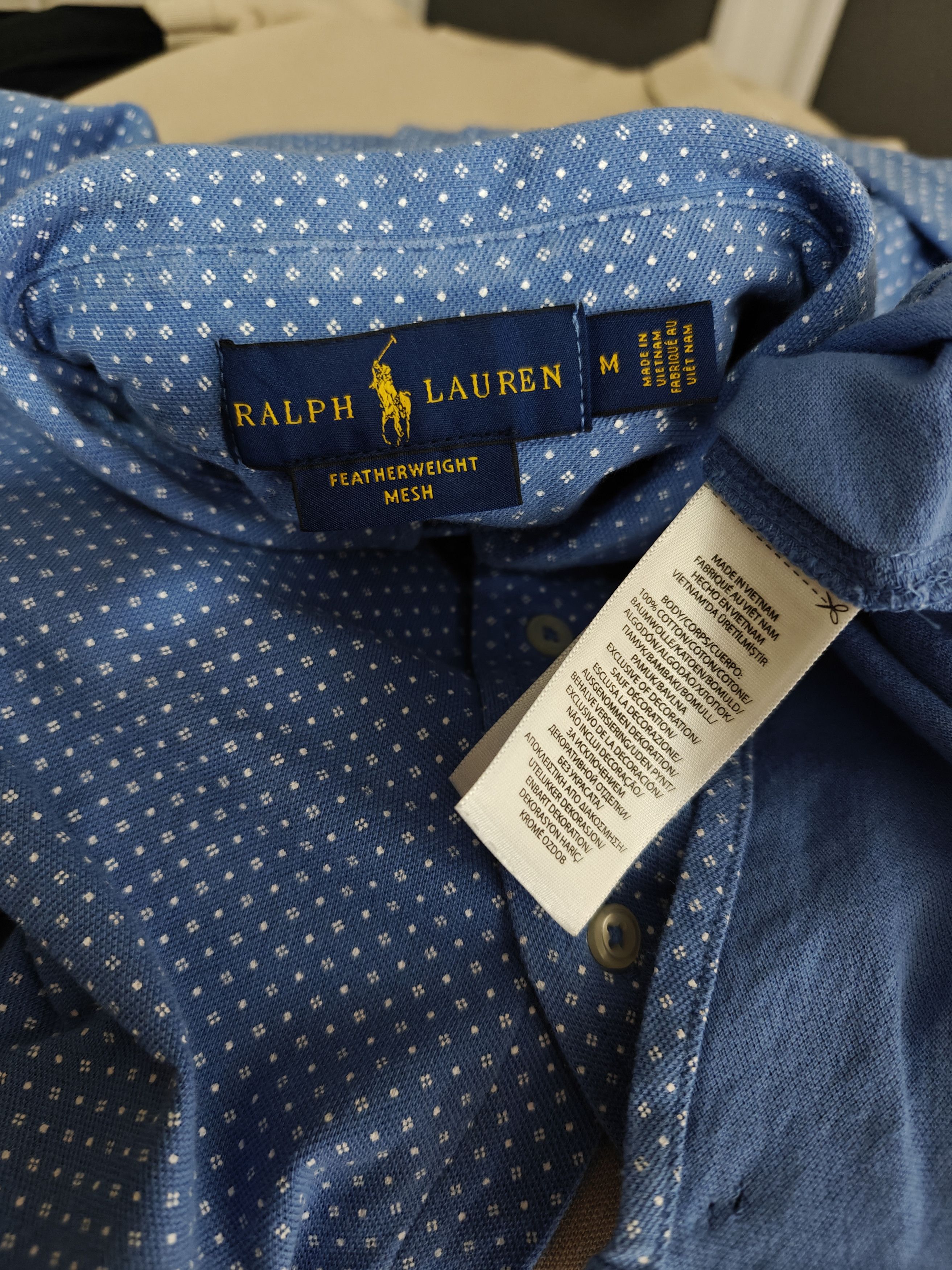 Ralph Lauren Ralph Lauren Shirt Featherweight Mesh Blue size M Size US M / EU 48-50 / 2 - 9 Thumbnail