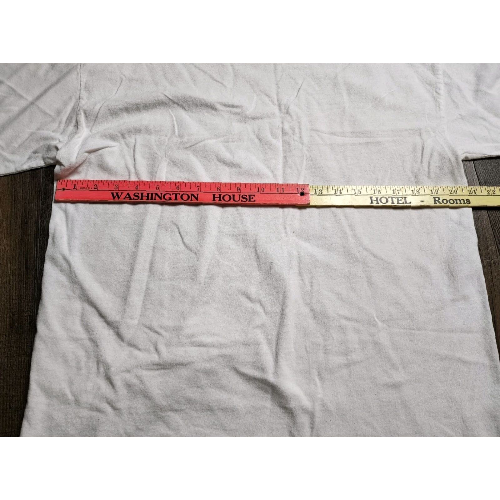 Gildan VINTAGE Gildan T-Shirt 90s Mens L White Short Sleeve Crew Neck 90s Travel Marina Boats USA Souvenir Graphic Print Vintage 90s Mens L Size US L / EU 52-54 / 3 - 3 Thumbnail