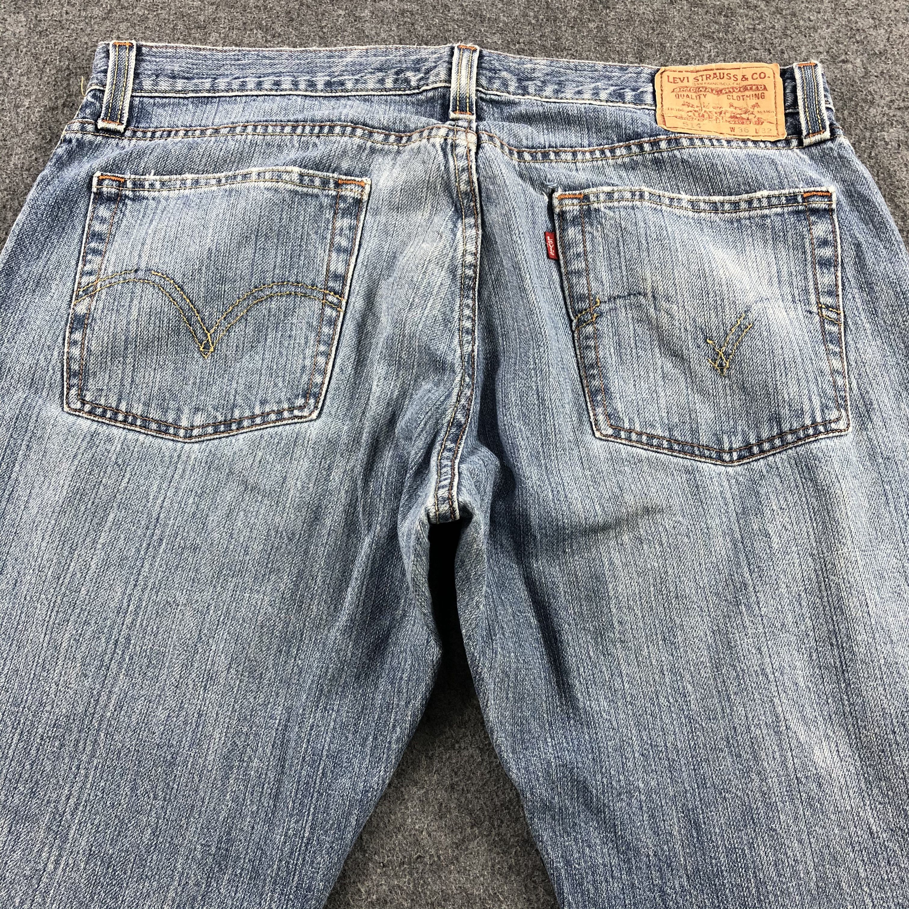 Levi's Vintage Blue Wash Levis 514 Jeans-J1557 Size US 37 - 4 Thumbnail