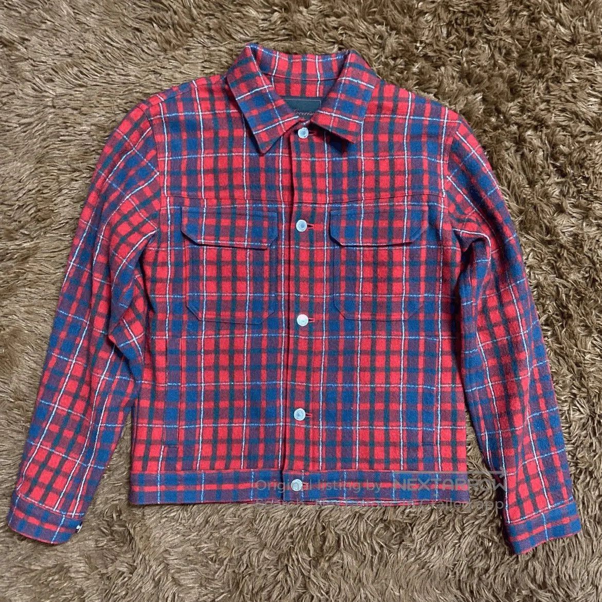 Undercover Undercover 02AW Undercoverism Red & Blue Plaid Jacket. Size US M / EU 48-50 / 2 - 1 Thumbnail