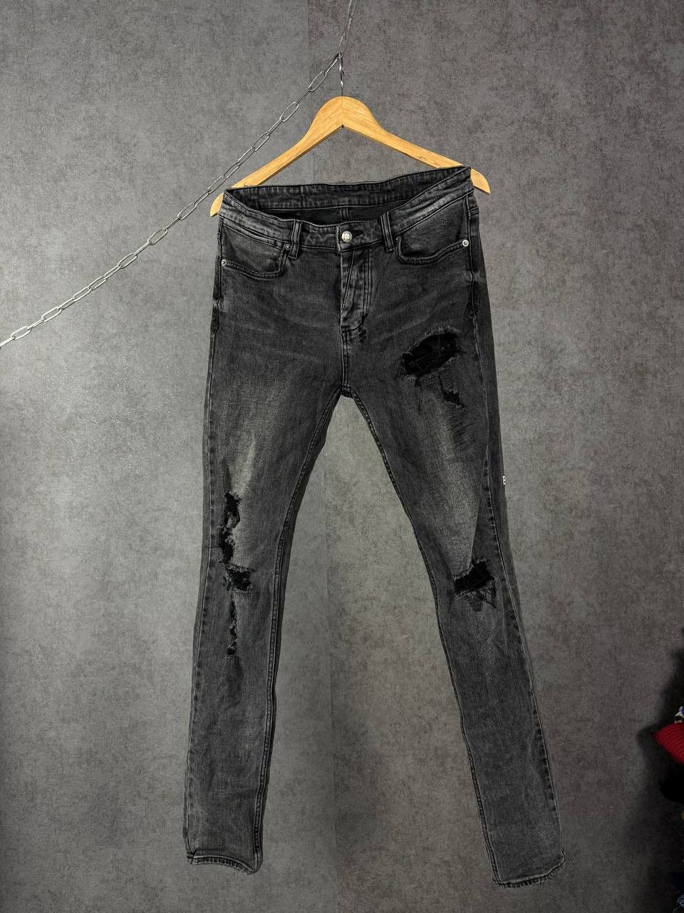 Ksubi Ksubi Japanese designer distressed denim jeans Size US 31 - 1 Thumbnail