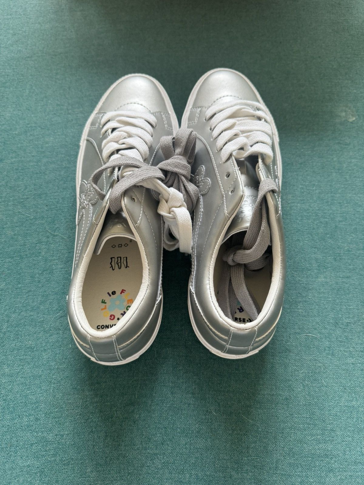 Golf Wang Golf le Fleur Metallic Silver/White Size US 10 / EU 43 - 3 Thumbnail