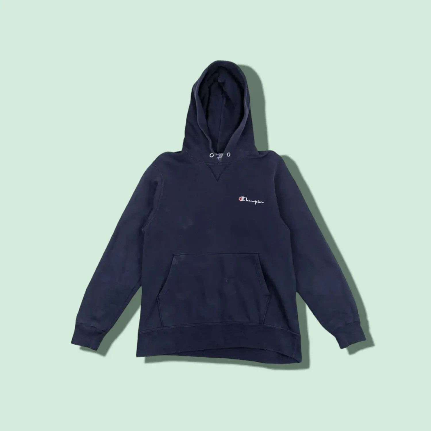 Champion × Vintage Vintage 90's CHAMPION Plain Hoodie Size M / US 6-8 / IT 42-44 - 1 Thumbnail