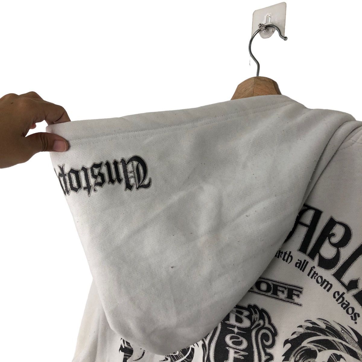 Japanese Brand 🔥90’s VINTAGE HOODIE JACKET BREAK OFF INSPIRE CHROME HEARTS Size US L / EU 52-54 / 3 - 6 Thumbnail