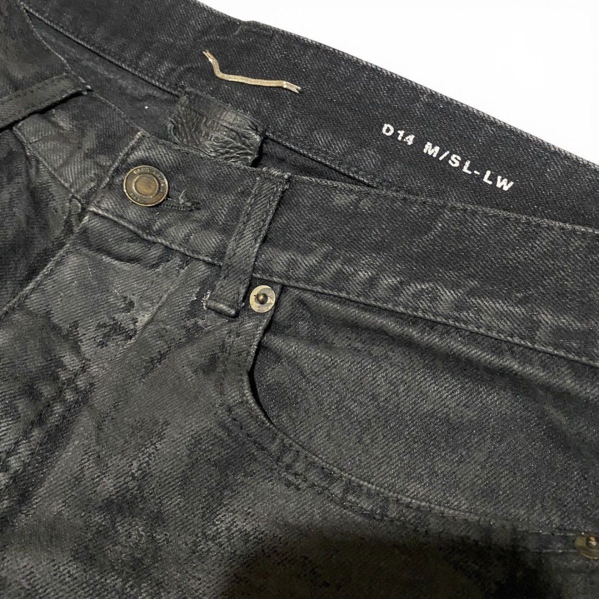 Saint Laurent Paris Saint Laurent Paris D14 Waxed Denim Size US 30 / EU 46 - 4 Thumbnail